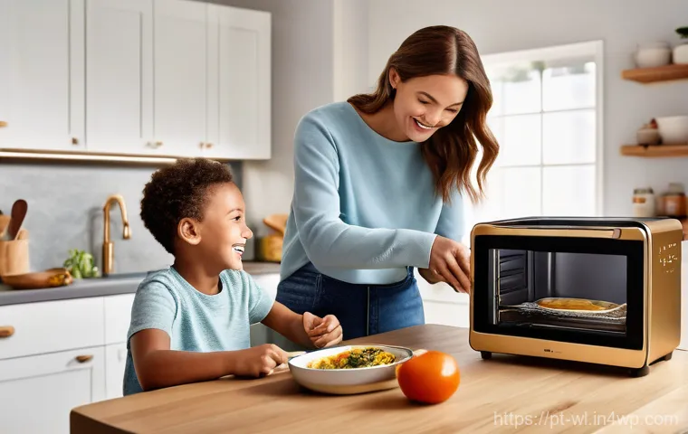 스마트 기기와 조리 과정 최적화 - **"A dynamic and efficient meal preparation moment in a contemporary smart kitchen. A person in thei...