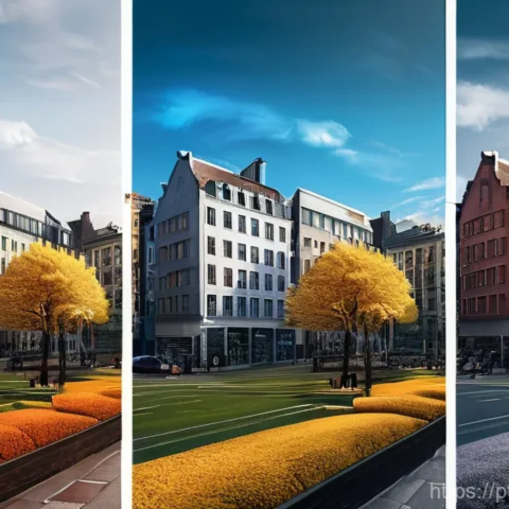 스마트 주방에서의 청소 방법 - Here are three detailed image generation prompts in English, designed for a 15+ audience and adherin...